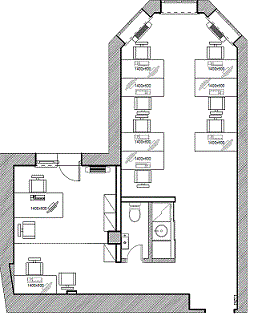 3rd floor, 59 m2